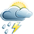 Gewitter mit Regen