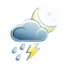 Gewitter mit Regen